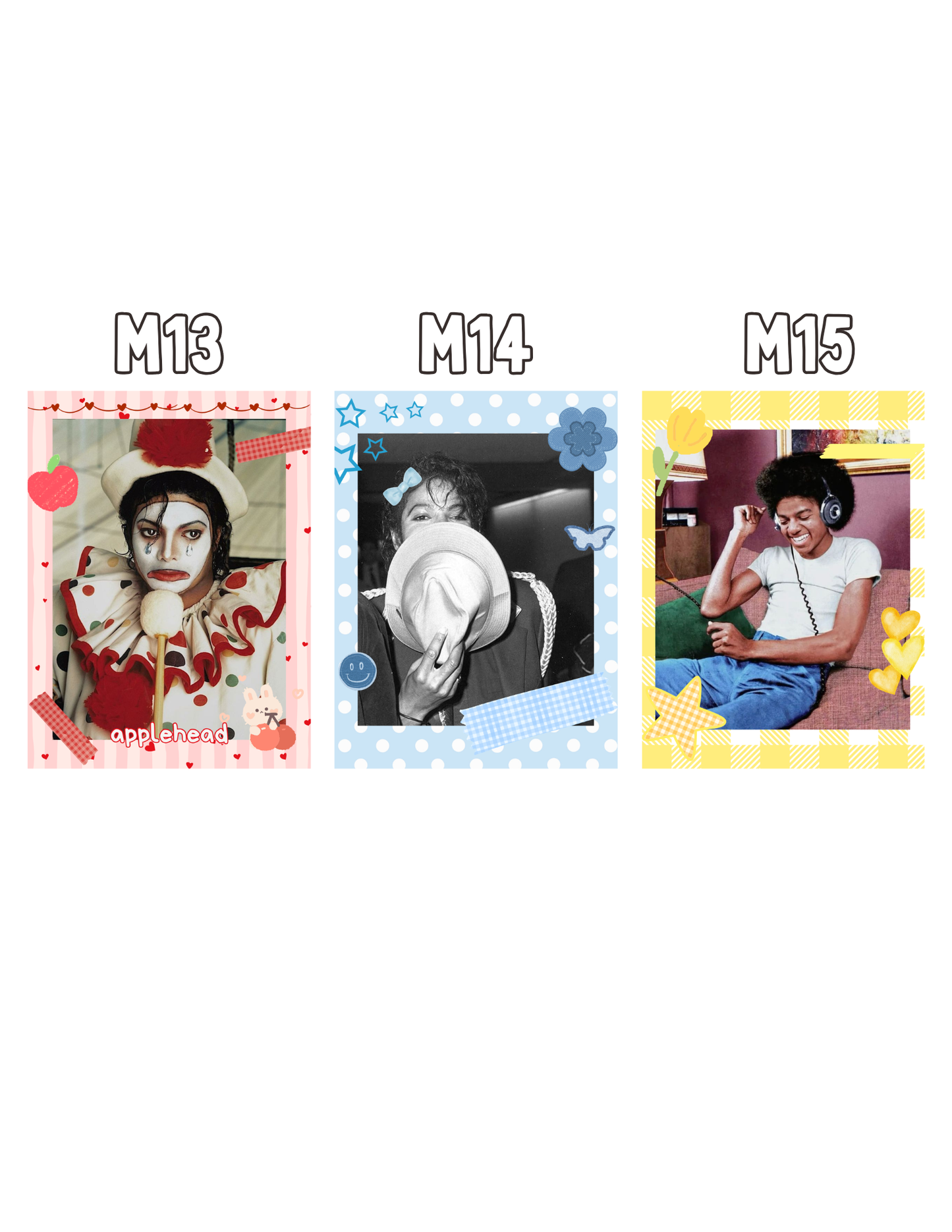 Michael Jackson Holographic Designed Photocards