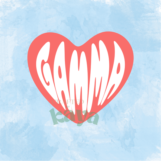 Sorority Heart Stickers