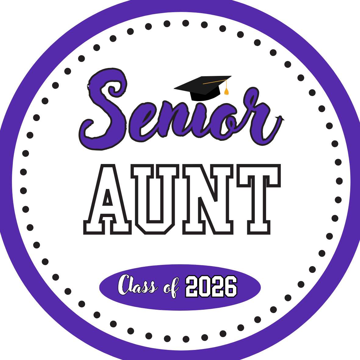 Senior Family Button