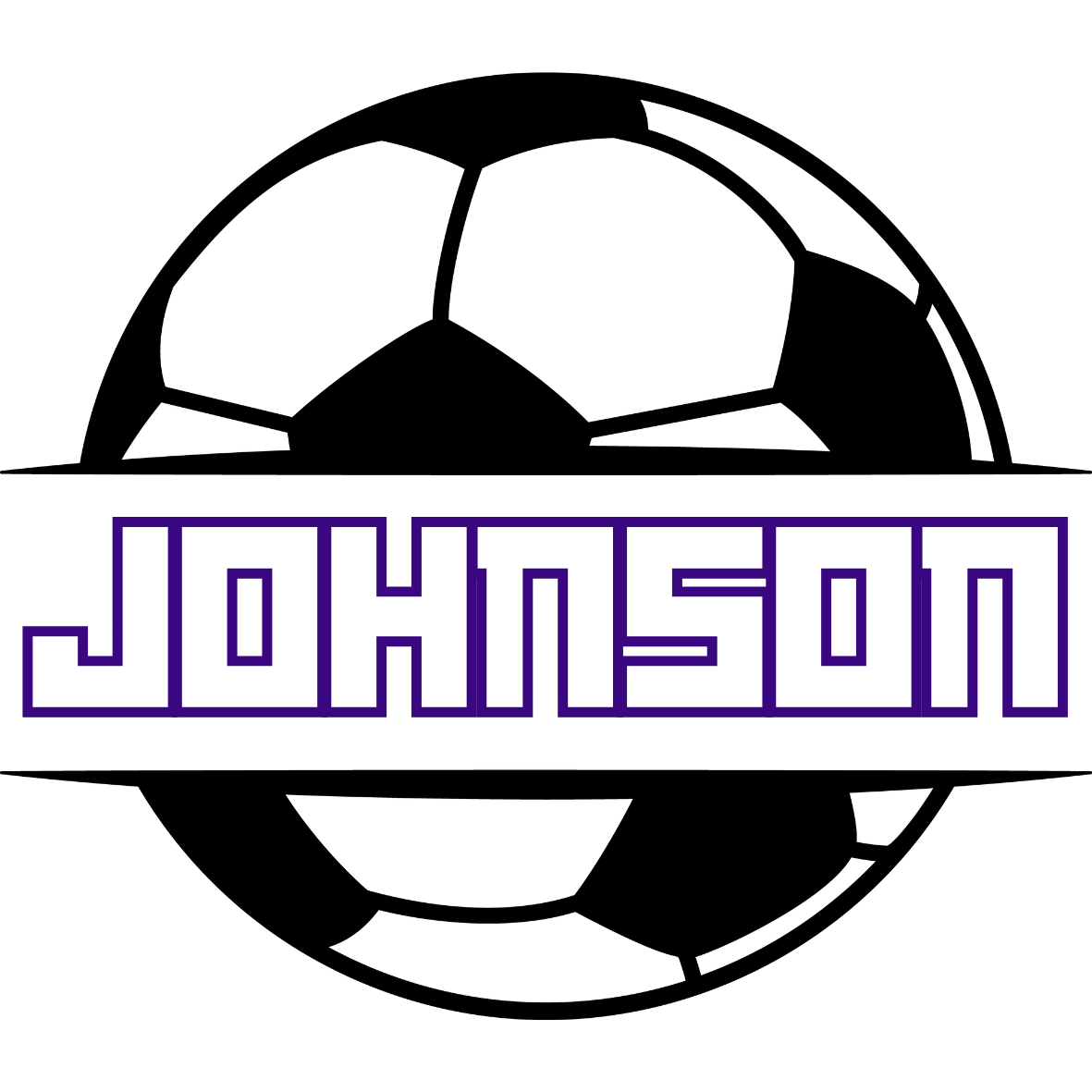 Custom Soccer Name Button 2.25inch