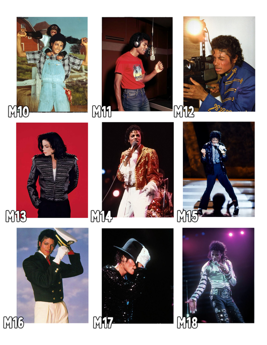 Michael Jackson Photocards - Individual HOLOGRAPHIC