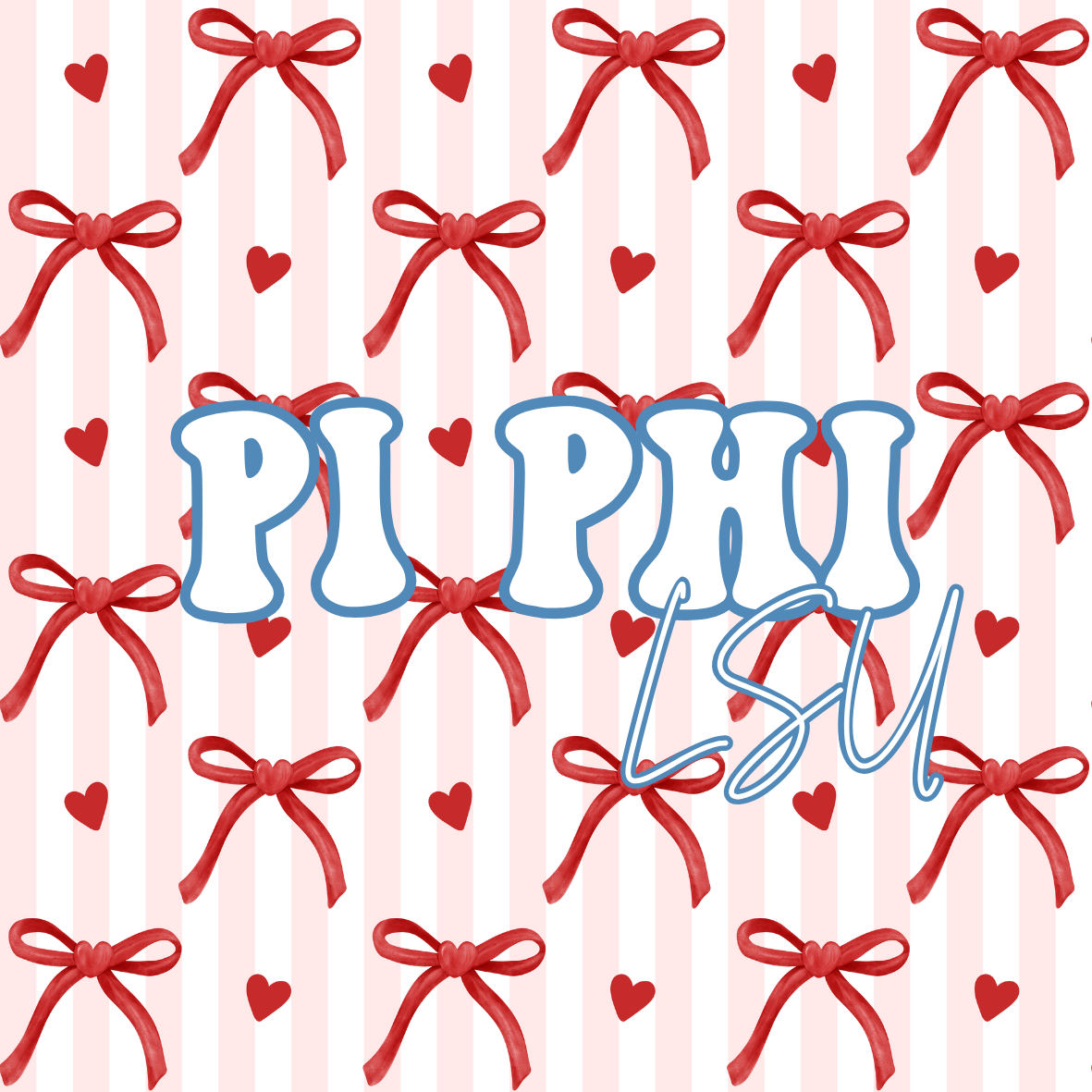 Custom Sorority Bow Button 2.25inch