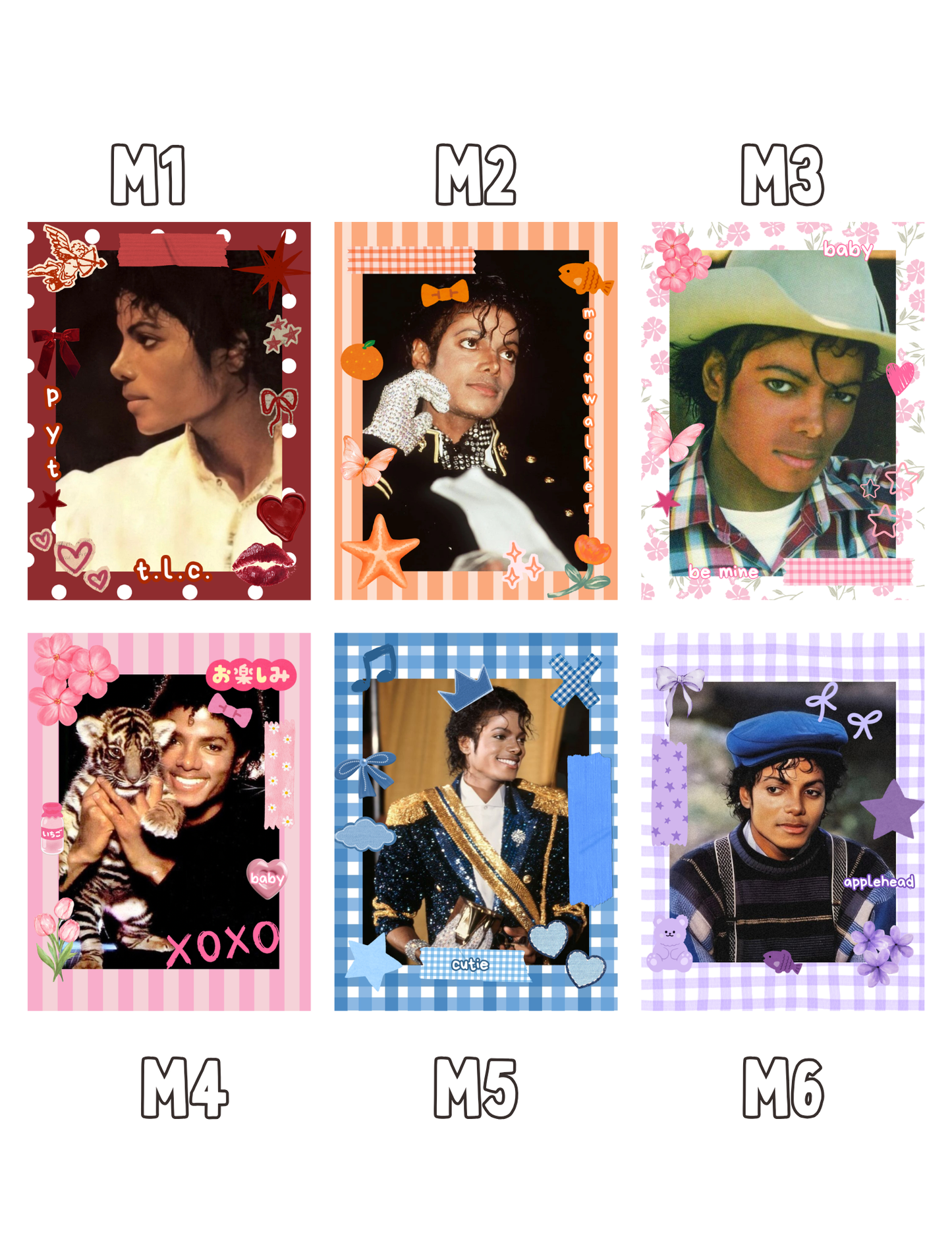 Michael Jackson Holographic Designed Photocards
