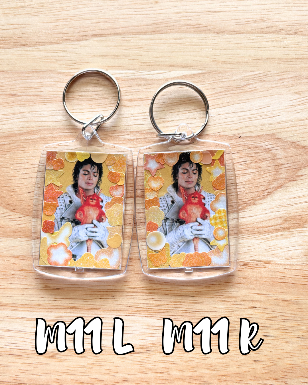 [NEW] Decorated MJ Keychains