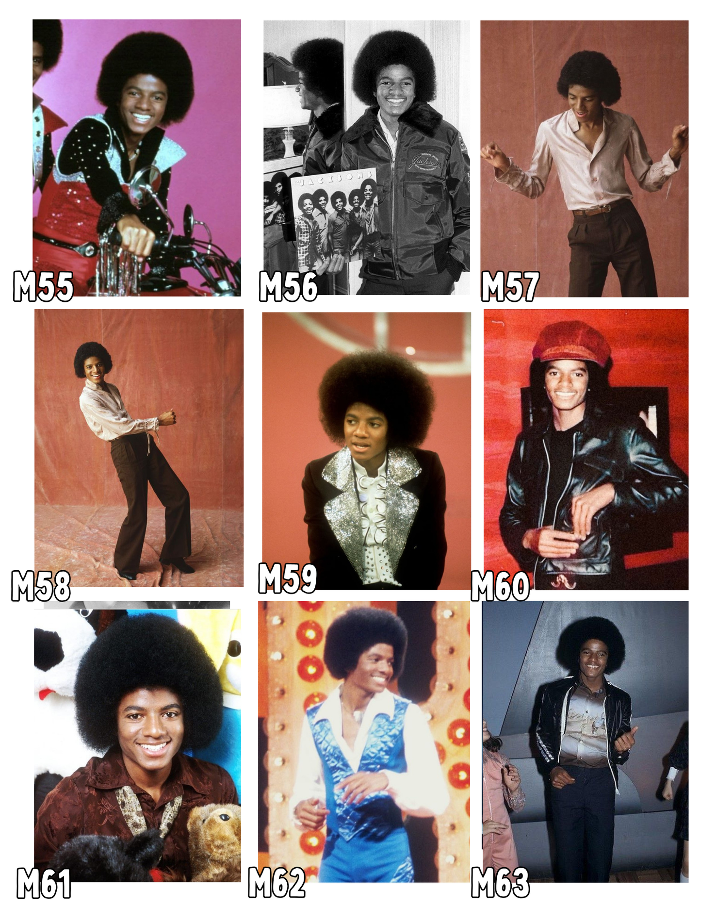 Michael Jackson Photocards - Individual HOLOGRAPHIC