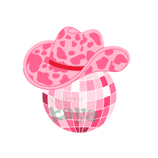 Pink Disco Sticker