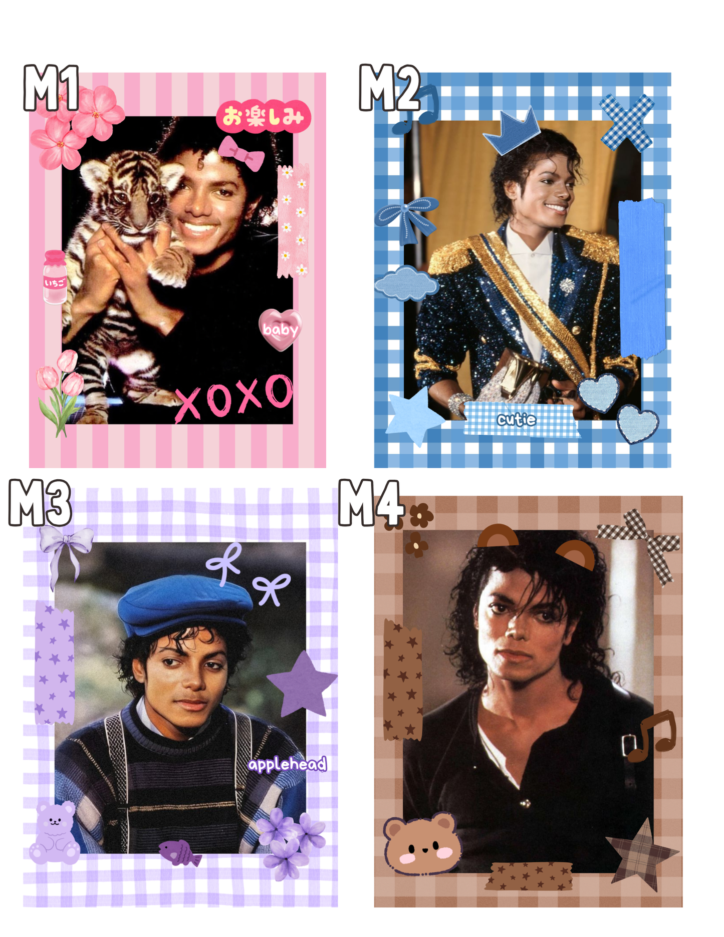 Michael Jackson Holographic Designed Photocards - Individual