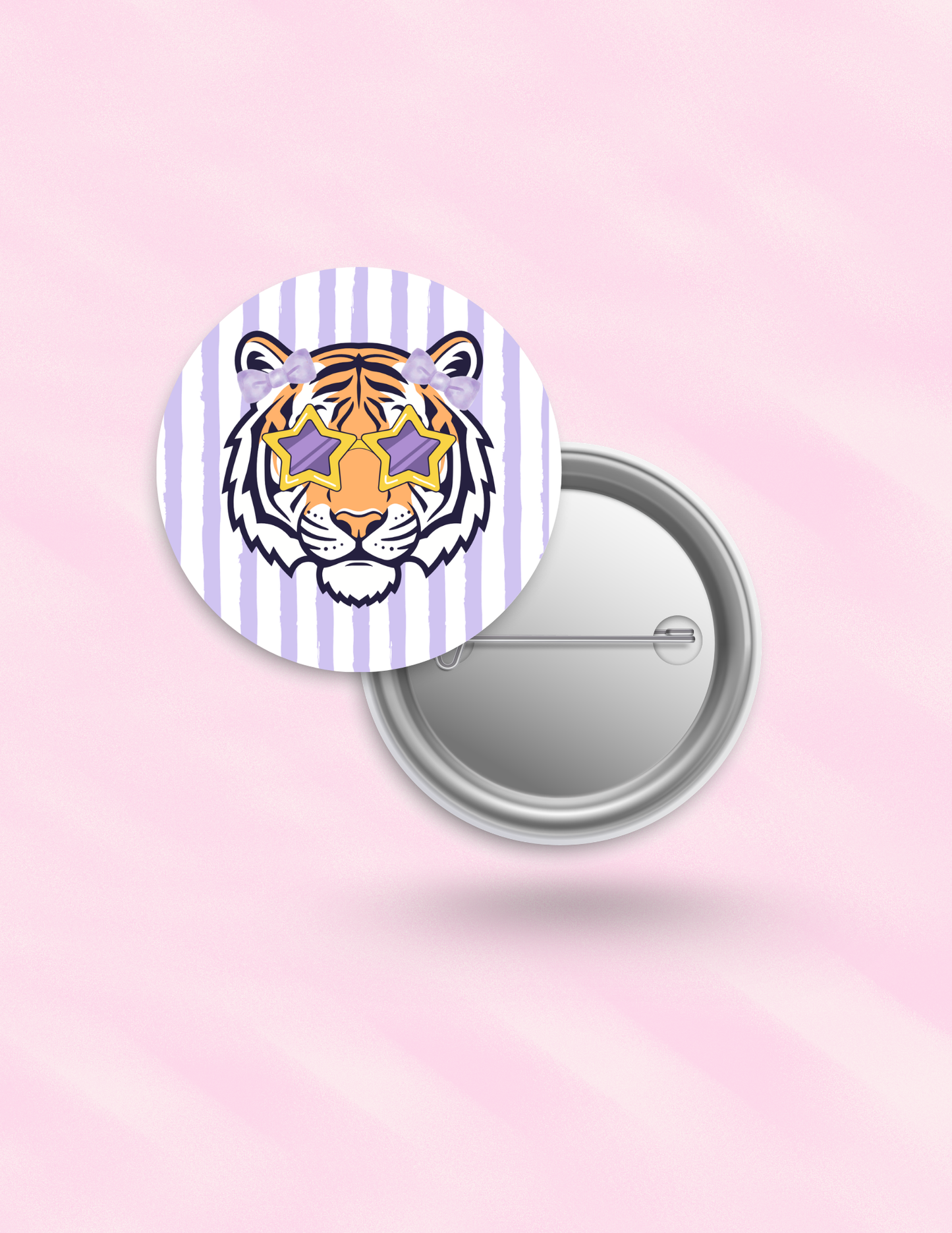 Star Sunglasses Tiger Button