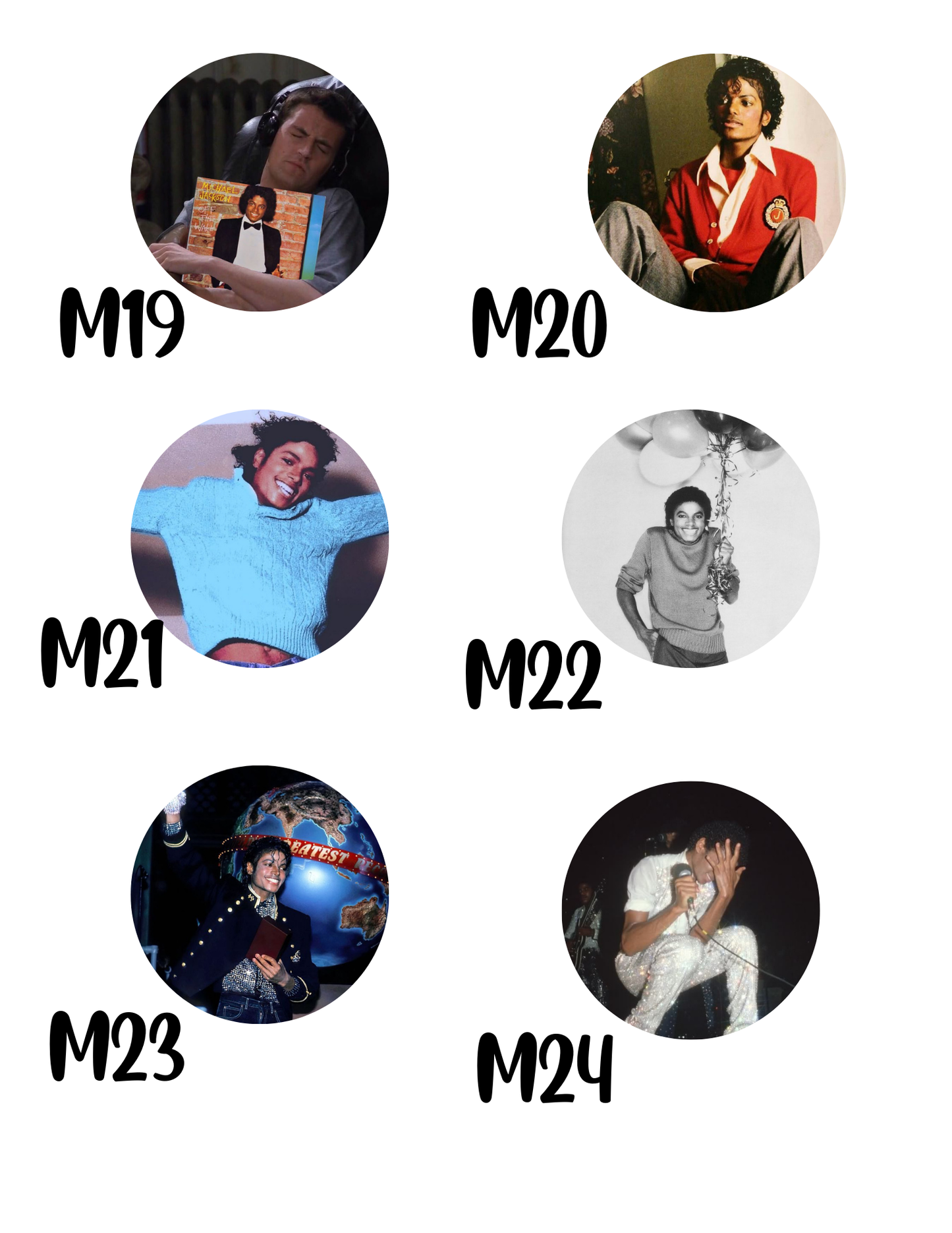 Michael Jackson Buttons