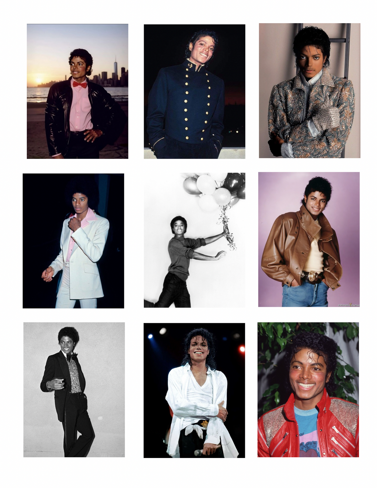 Michael Jackson 10- Pack Photocards