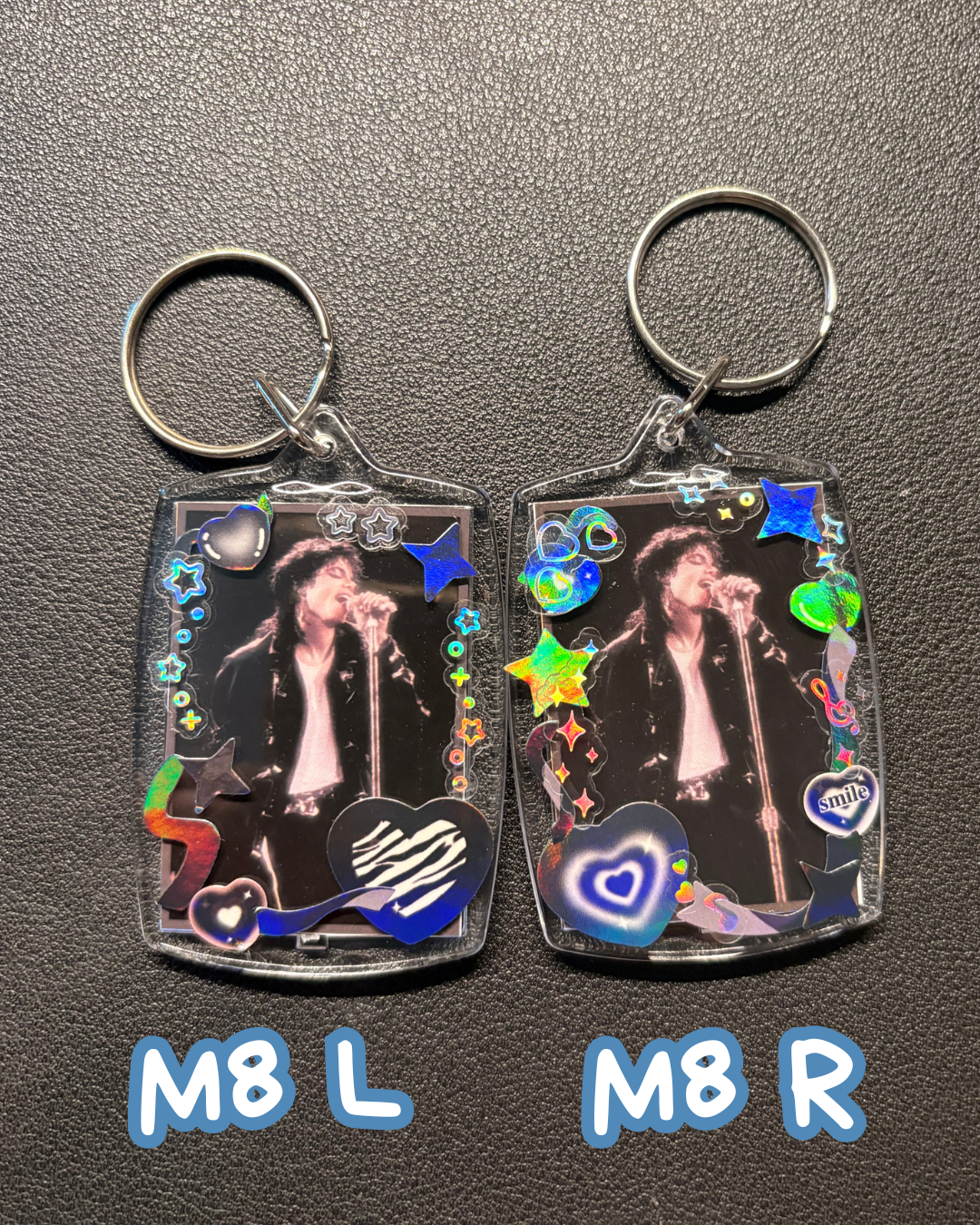 [NEW] Decorated MJ Keychains