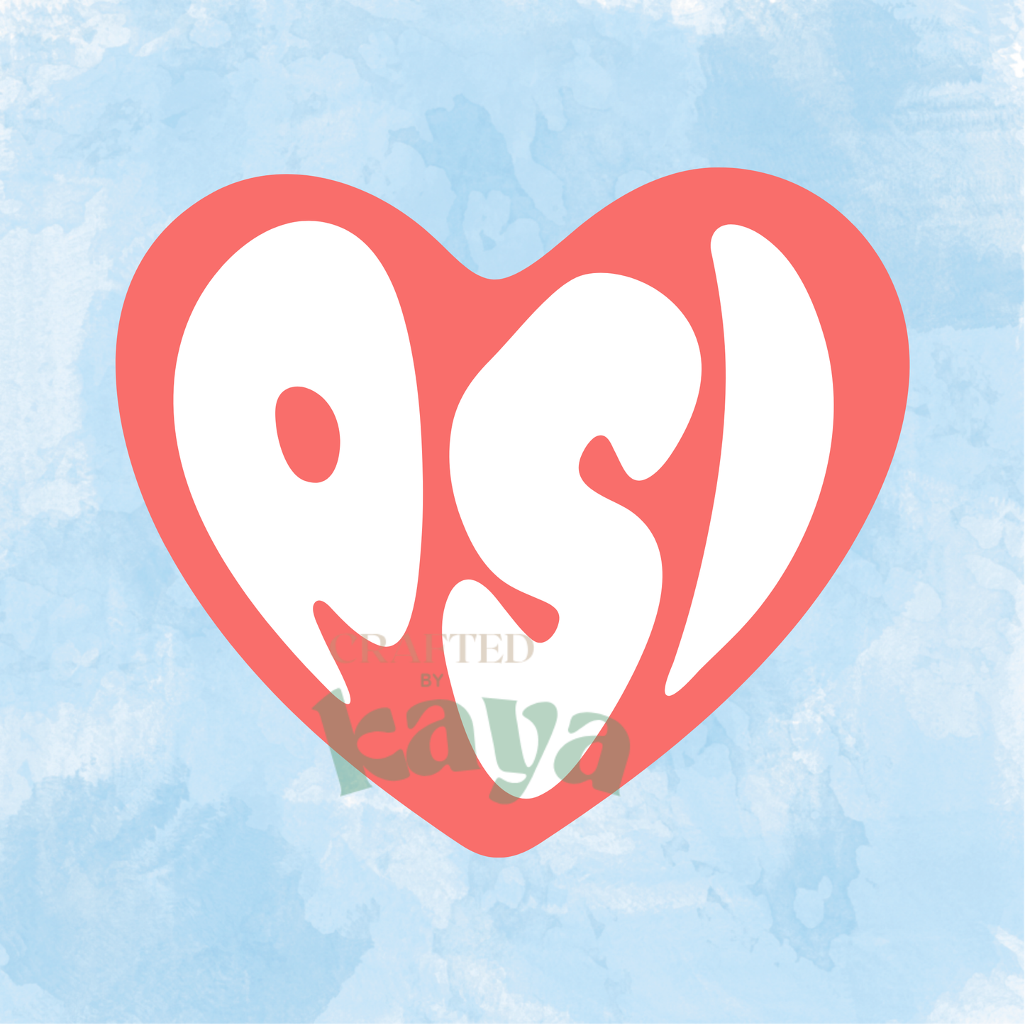 Sorority Heart Stickers