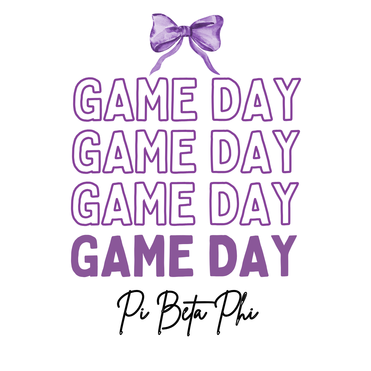 Custom Sorority Game Day Button 2.25inch