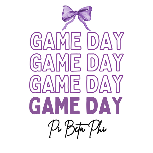 Custom Sorority Game Day Button 2.25inch