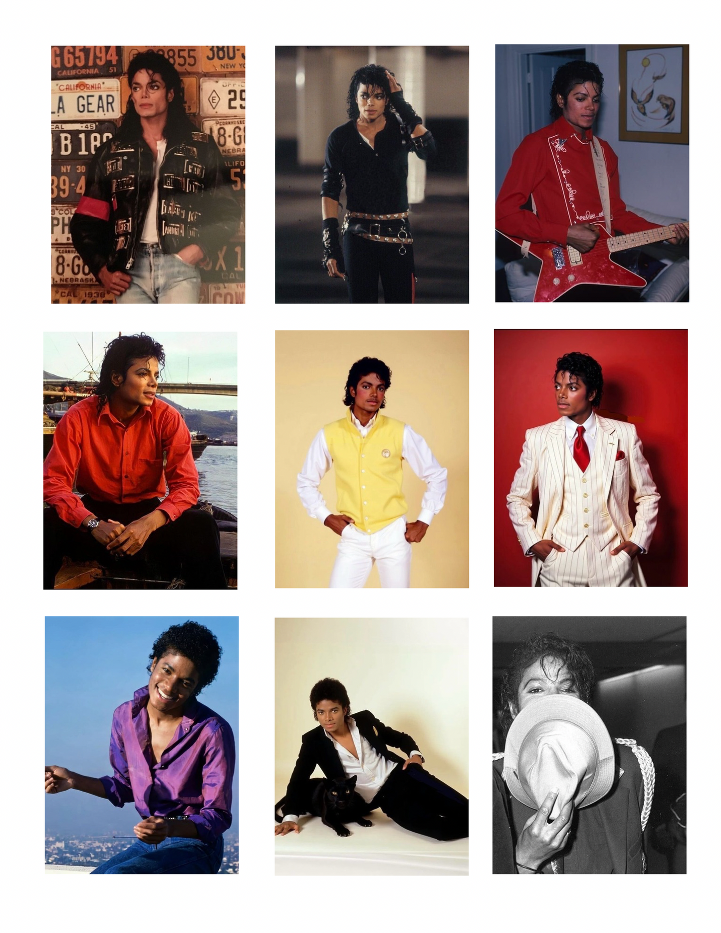 Michael Jackson 10- Pack Photocards