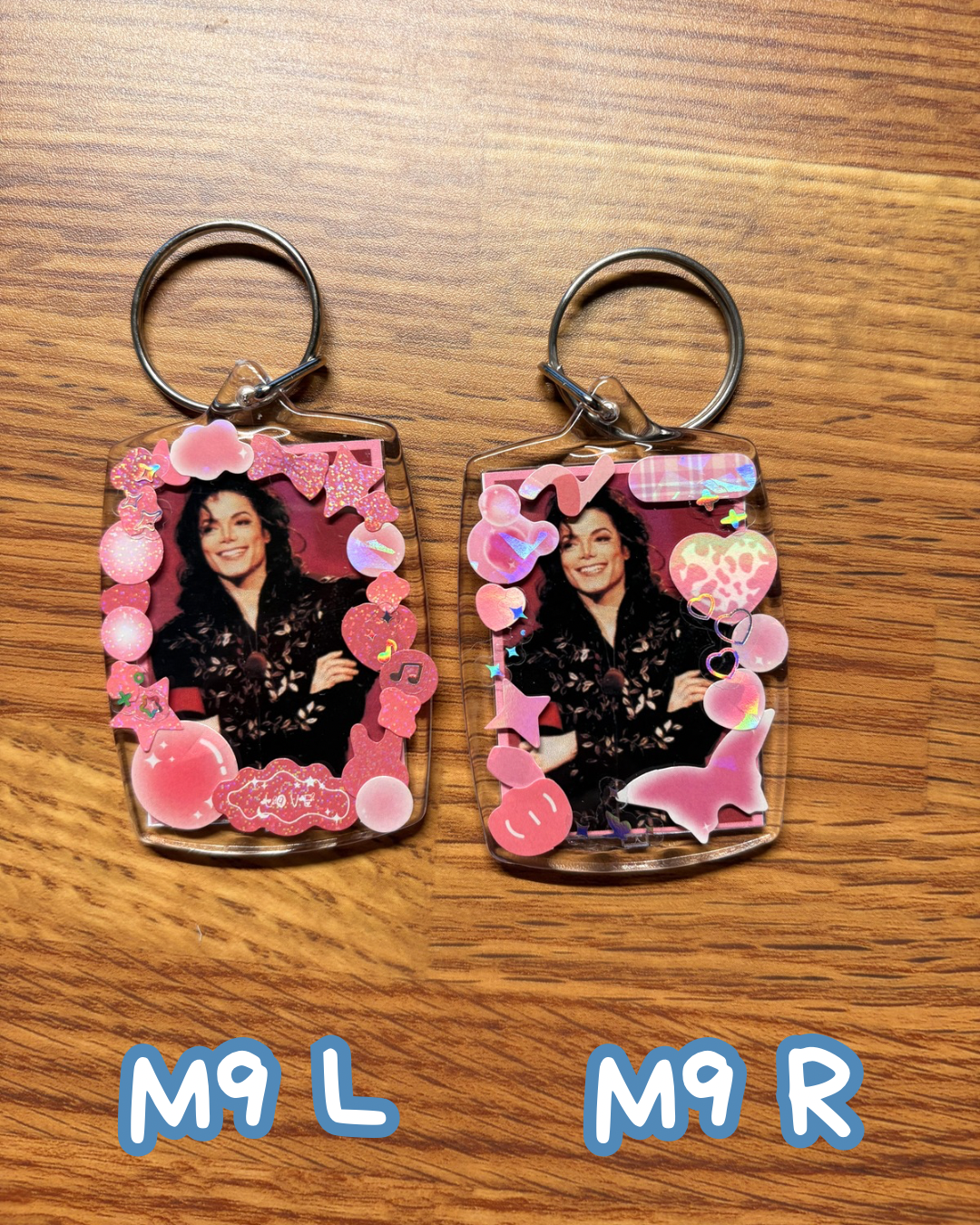 [NEW] Decorated MJ Keychains