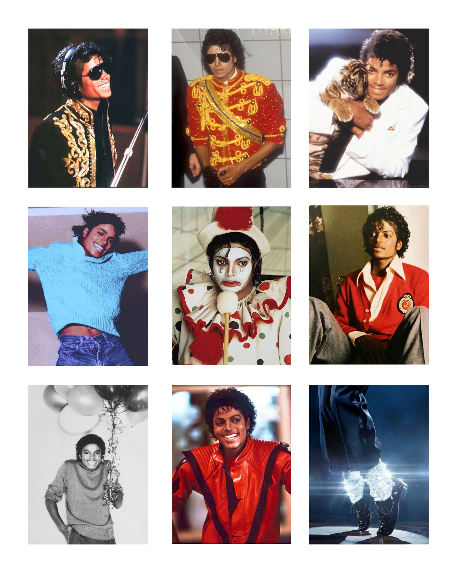Michael Jackson 10- Pack Photocards