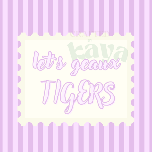 Lets Geaux Button 3inch